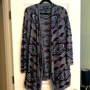 Lucky brand open front sweater